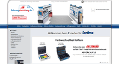 Desktop Screenshot of fahrzeugeinrichtung.de